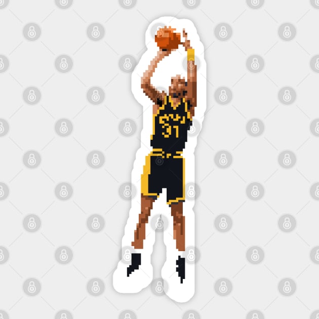 Reggie Miller Pixel Shot Sticker by qiangdade